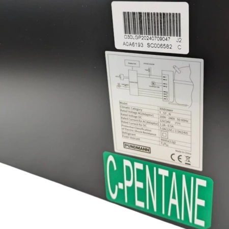 Lodówka do zabudowy kamperowej Pundmann FRIDGE 85 litrów