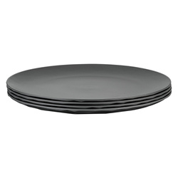 Talerz płaski CLUB PLATE 260 szary 26cm 4-osobowy