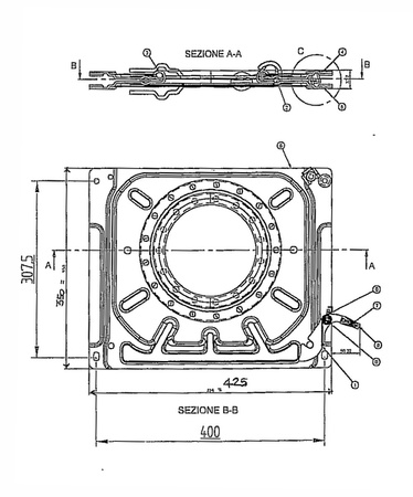 Obrotnica fotela kierowcy FASP do Fiat Ducato / Peugeot Boxer / Citroën Jumper 1994–2006 (X230, X244), do fotela oryginalnego lub FASP