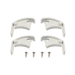 Threaded Cap Clamp Profile, 4 Pieces