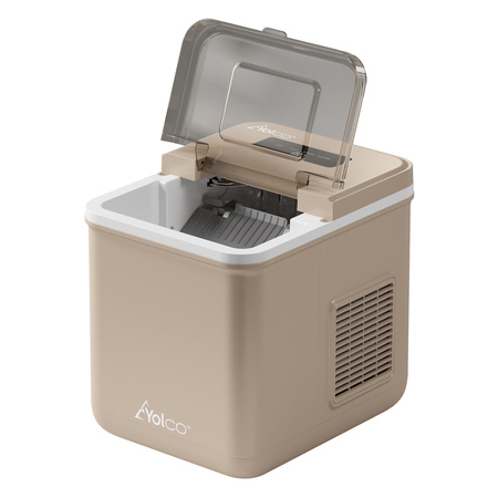 Yolco kostkarka do lodu ICM1 12/24 V i 120-240 V, 10 kg/dobę, piaskowa