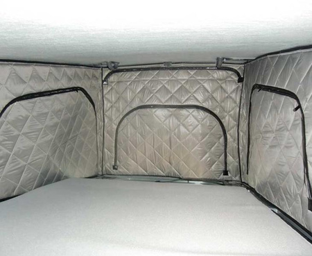 Carbest termoizolacja miechów dachu sypialnego VW T5/T6 California od 2003 i California Beach od 6/2010, krótki rozstaw osi