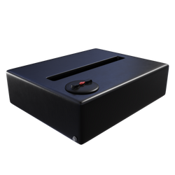 Prostokątny poziomy pojemnik do kampera 400 l UHPLAST czarny