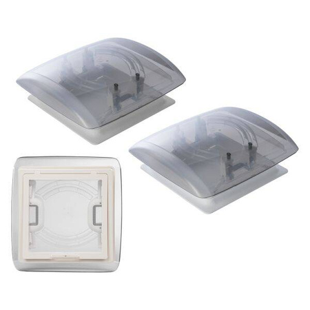 Okno dachowe MPK VisionVent S eco z moskitierą szare 28x28cm