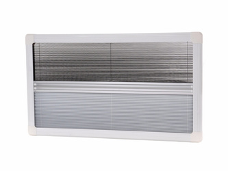 Carbest RW Motion interior blind with fly screen 700x400 mm, white frame