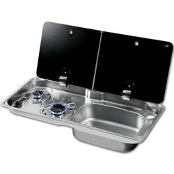 Randi XL 2 burners with sink on the right