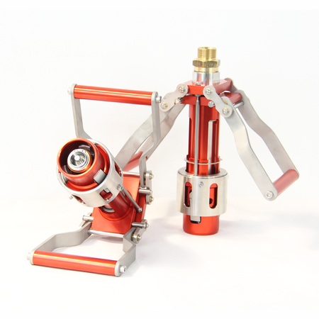 LNG 50 gpm fuelling nozzle, with hanger bracket & 1” Male, JIC hose adaptor