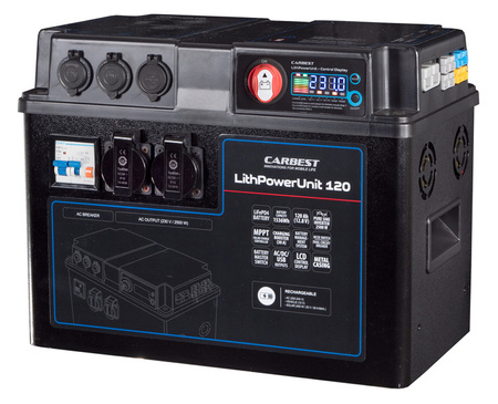 Carbest LiFePO4 Litowo-jonowy LithPowerUnit 120, 120Ah