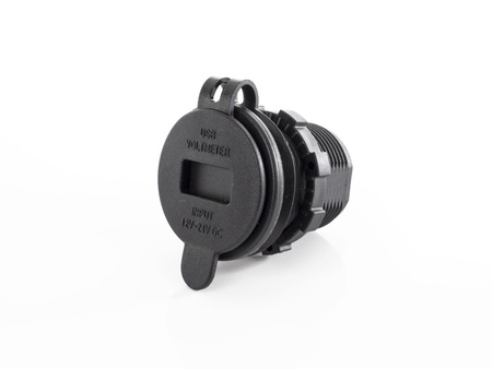 Woltomierz LED z wbudowanym gniazdem ładowania USB 12 V / 24 V