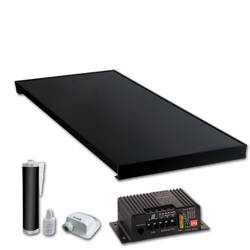 All Black 300 W panel + MPPT controller