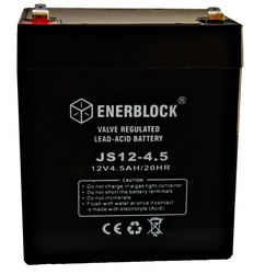 Akumulator kwasowo-ołowiowy ENERBLOCK AGM 12V, 4.5AH Seria JS