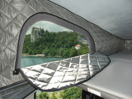 Izolacja miechów namiotowych do dachu typu pop-top EasyFit VW T6 KR od 2021 r. - przód wysoki