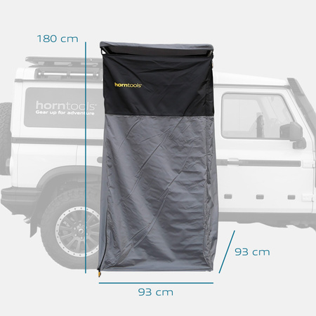 horntools Namiot Prysznicowy Horizon Szary 180 cm 100% Poliester PES