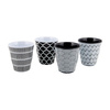 Tableware Series Mix & Match, 16 Pcs., black/white