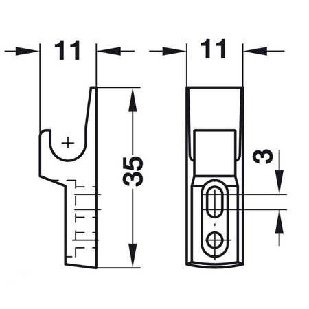 zapięcie sprężynowe Mini-Latch