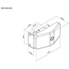 Zamek antywłamaniowy Thule Door Lock Frame 90 stopni 3 sztuki