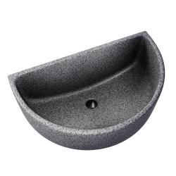 Umywalka z tworzywa odpornego na promieniowanie UV UHPLAST marmurowy