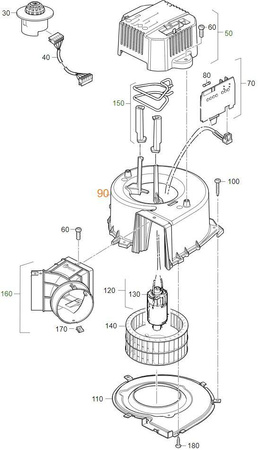 Housing for the TEB-3 fan