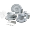 Brunner Pearl All Inclusive VIP - STONEtouch tableware set for 4, 40 pieces, with storage box, anti-slip