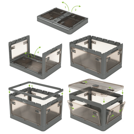 Składane pudełko do przechowywania Yolco FB47 Carbon