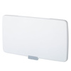 Podwójna osłona na klapkę Smart Supply 2-drożna matowa biel 23,4x14,8cm