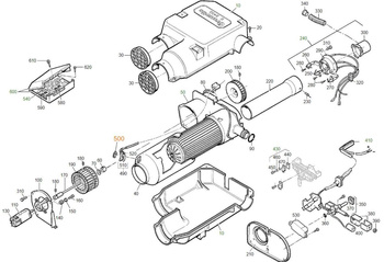 Zacisk mocujący do grzejnika E 2400