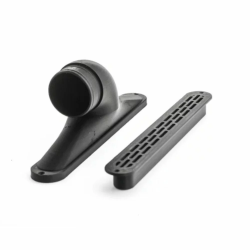 Wylot powietrza o przyłączu 90 stopni z pokrywą fasolową 25cm do przykręcania