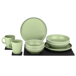 Dolomite magnetic tableware set