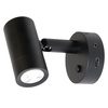 Surface-Mounted Spotlight Mini Tube D4, Power LED, USB-C, with Switch, black