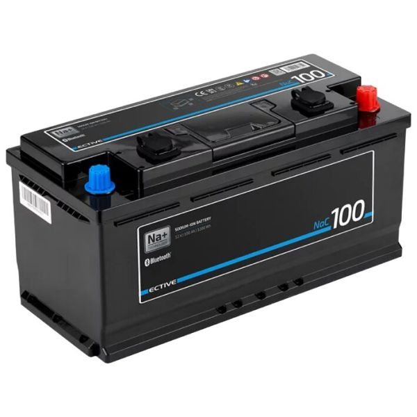 Akumulator sodowy ECTIVE NaC 100 BT 100Ah do kampera, łodzi, off-grid