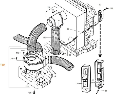 Mounting kit for AXK-2