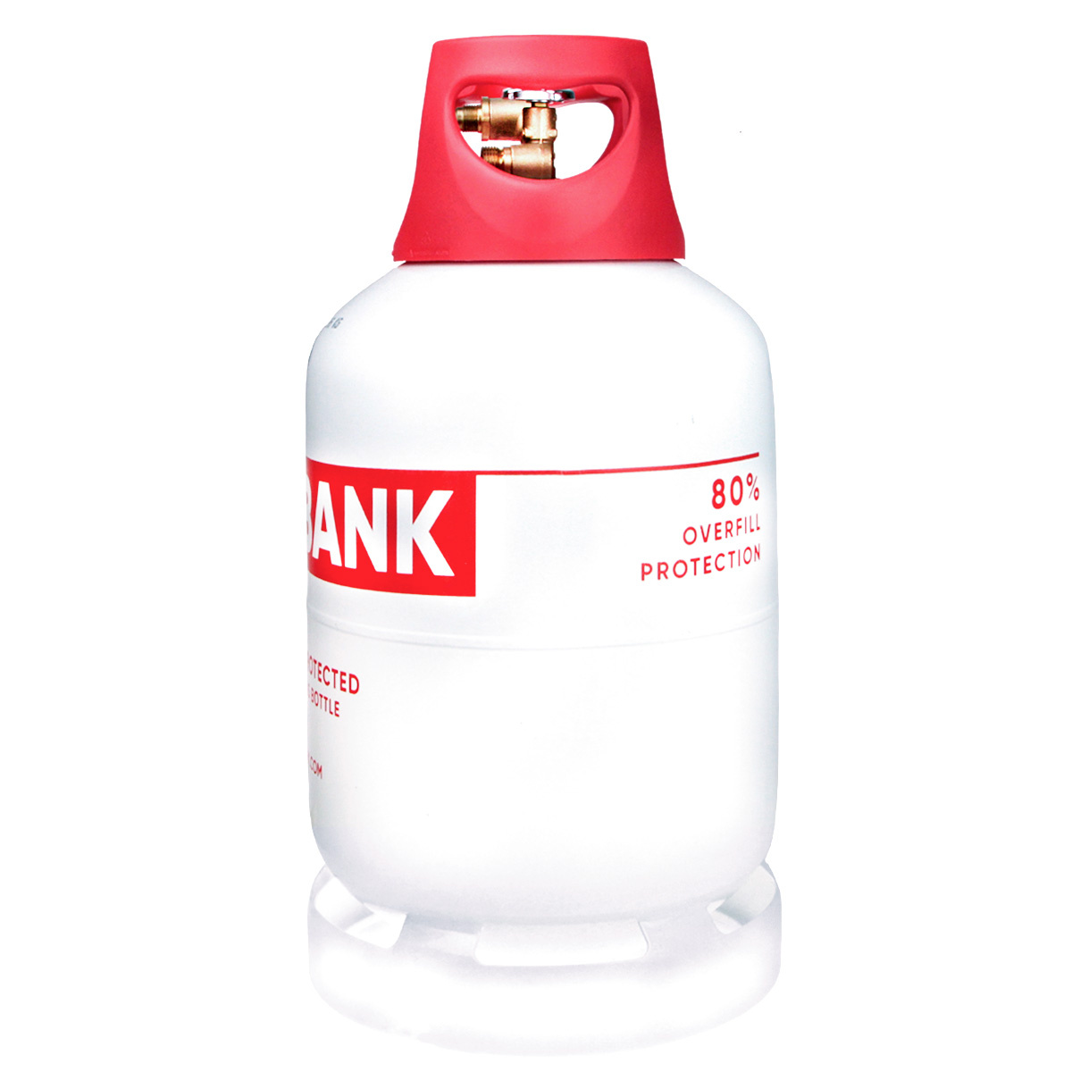 Butla GasBank LS DUO 11 kg z oznaczeniem 80%