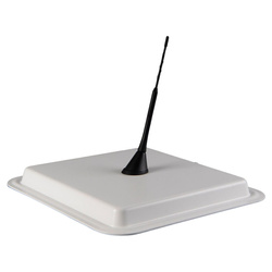 Aktywna antena dachowa FM/DAB+ combiflex do kamperów z dachem z tworzywa sztucznego wzmacnianego włóknem szklanym, 12 V