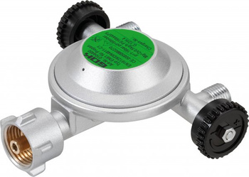 Regulator niskiego ciśnienia KLF x 2 x G 1/4 LH-KN 1 kg/h 30 mbar Camping