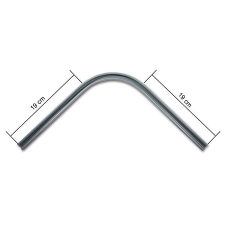Curved top rail Giano Plus