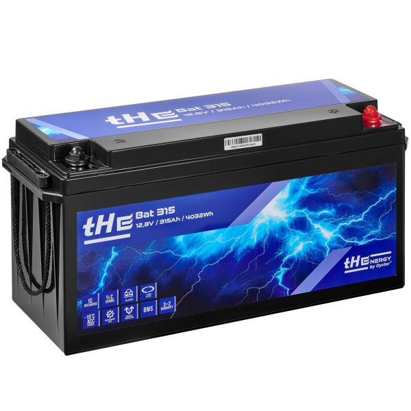 Akumulator LiFePO4 315Ah 12.8V ten Haaft do kampera bezpieczny długowieczny