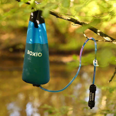 BOXIO WASH UP - zestaw z filtrem wody, ręcznikiem i niską Euroboxą SOLO UP