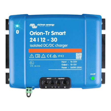 Victron Orion-Tr Smart 24/12-30A (360W) izolowana ładowarka DC-DC, Bluetooth, kamper