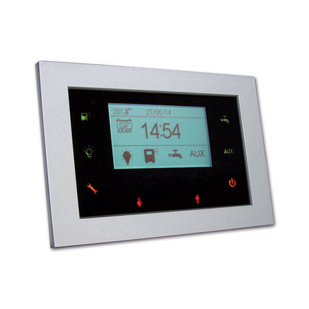 Touch panel with LCD display