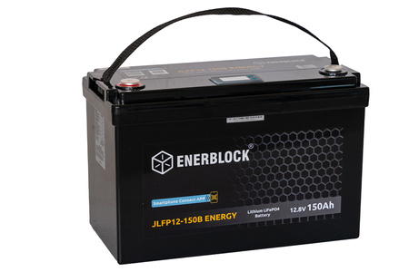 Enerblock Akumulator LiFePO4 JLFP 12,8 V 150 Ah - BMS, LCD