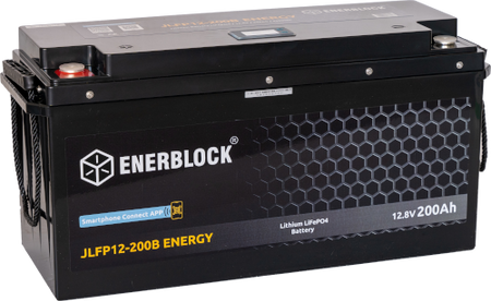 Akumulatory Enerblock LiFePO4 LITHIUM ENERGY Seria JLFP 12,8V, 200AH