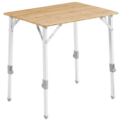 Stół kempingowy Custer marki Outwell z bambusowym blatem, rozmiar S, 65 cm