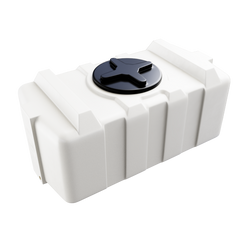 Prostokątny lekki pojemnik 300 l UHPLAST biały