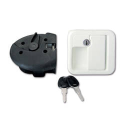 Zamek 1090 biały kompletny