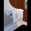 Suction cup kitchen roll holder
