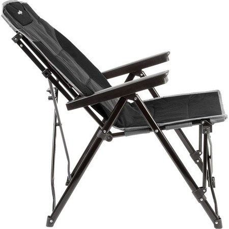 Składane krzesło Raptor Recliner marki Brunner, szaro-czarne