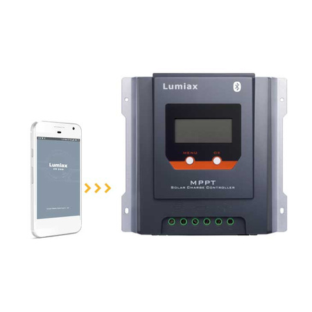 Solar charge controller 30A Bluetooth Lumiax MPPT 12V-24V MPPT