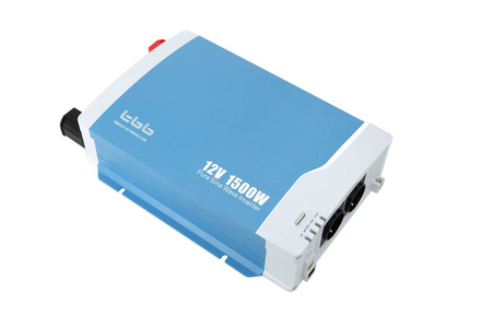 Inverter pure sine 12/24V DC to 230V AC with bypass 1500W IH1500L-BYP TBB Power
