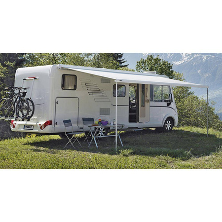 Markiza 4 m, Omnistor 8000 marki Thule, biała/sapphire blue