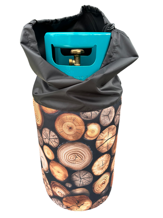 Cover for a 11kg WOOD gas cylinder GalloNero